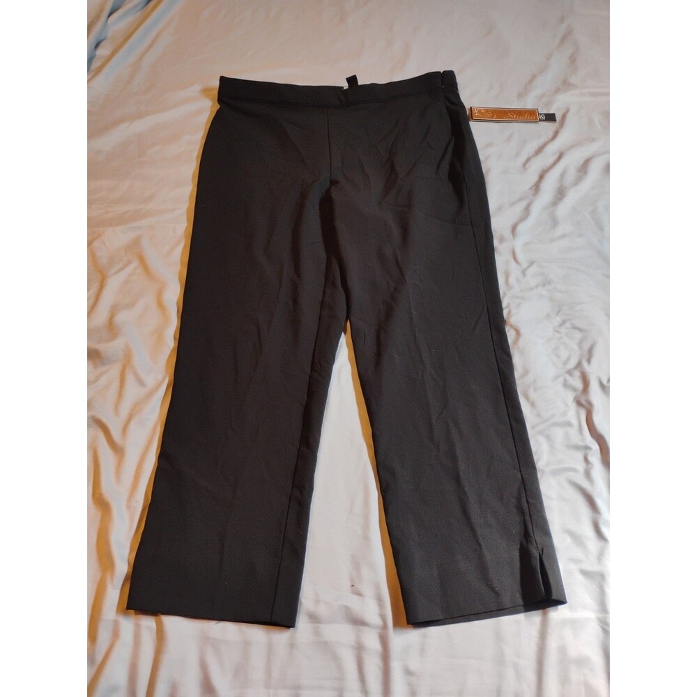 Khakis & Co Womens Black Size 8 Stretch Pants slim & Trim Leggings